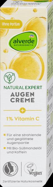Actual product image dm alverde Natural Expert 1% Vitamin C (Crème, 15 ml, Day + Night)