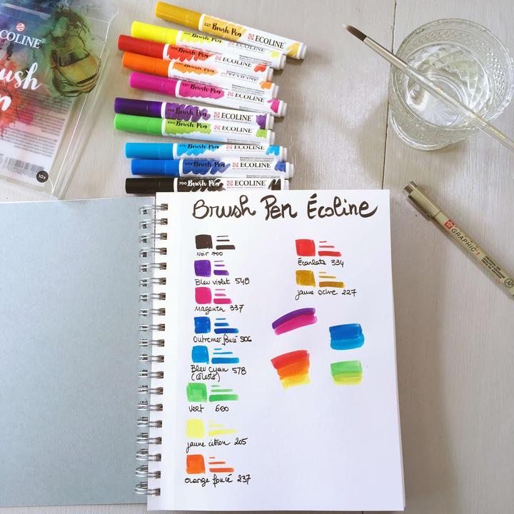 Produktbild Talens Ecoline Brush Pen (Schwarz, 1 x)