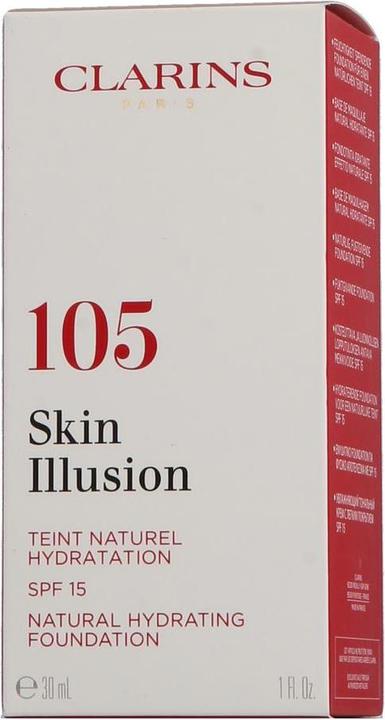 Actual product image Clarins Skin Illusion SPF15 (105 Nude)