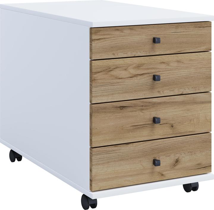 Produktbild VCM Holz Rollcontainer Schublade Lona (42 x 75 cm)