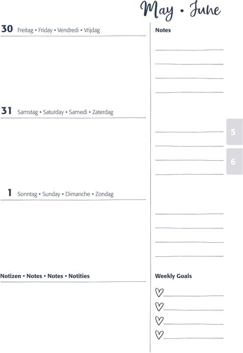Actual product image Sigel Taschenagenda JOLIE Bullet Journal (German, French, Dutch, English)