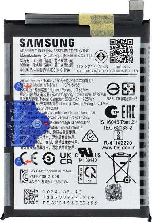Image du produit Samsung Battery ServicePack Battery for A14 5G A146 GH81-23314A