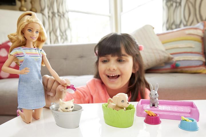 Image du produit Barbie Poupée Play 'N' Wash (blonde)