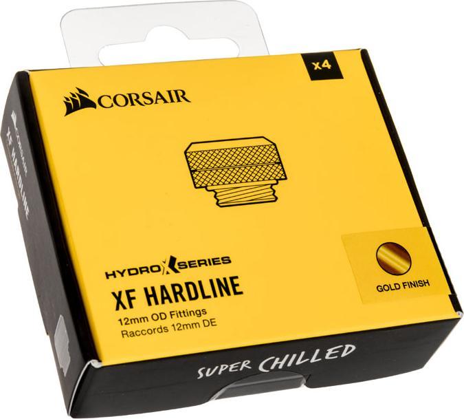 Actual product image Corsair Hydro X Series Fitting XF Hardline 4-pack