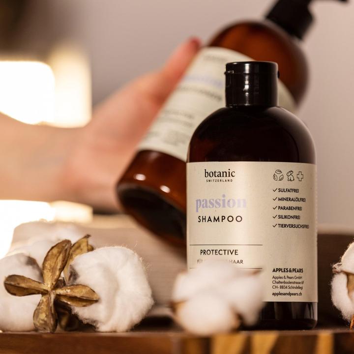 Produktbild Botanic Switzerland passion | Shampoo für gefärbtes Haar (500 ml, Flüssiges Shampoo)