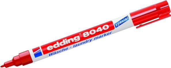 Actual product image Edding Laundry marker (Red, White, 1 mm, 1 x)