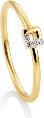 Breuning RING - BRILL. 0,02 Ct. H/si (57, 750/18 K Gold)