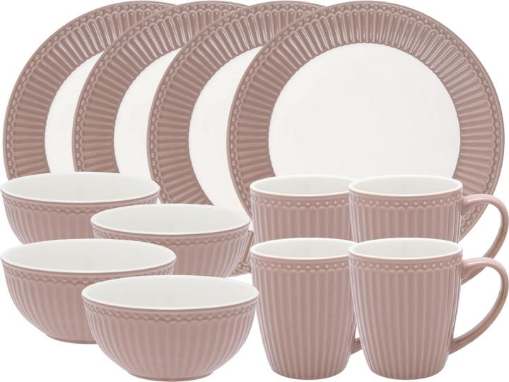 Produktbild Greengate Alice Frühstücksset hazelnut brown 12tlg (12 Stück)