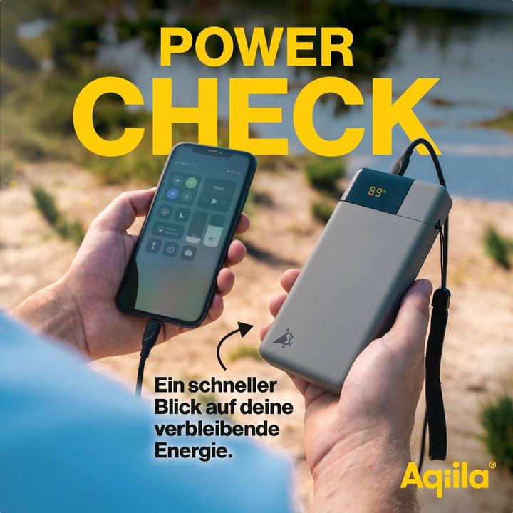 Productafbeelding Aqiila Powerbird B20B - Powerbank 20000 mAh, 20W - Mos (20000 mAh, 20 W, 74 Wh)
