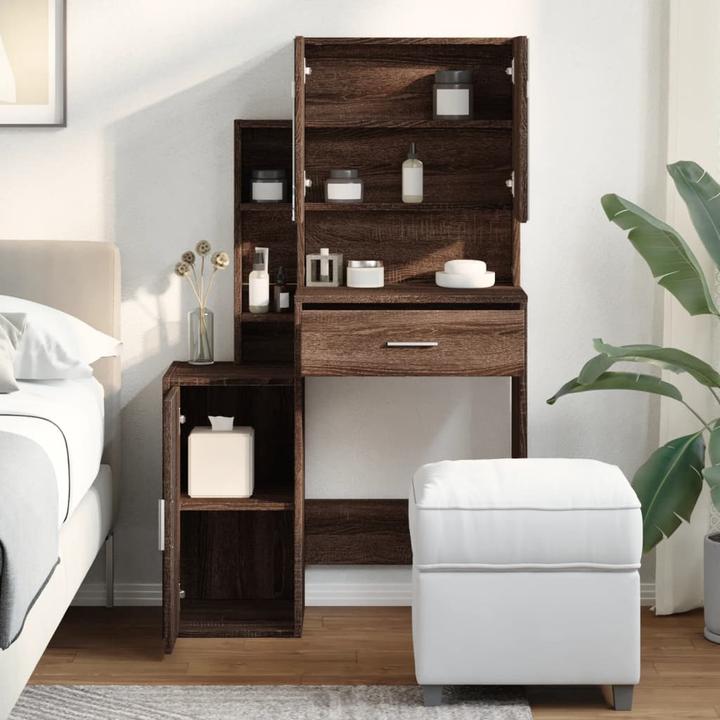 Produktbild VidaXL Schminktisch mit Schrank (80 x 35 x 132 cm)