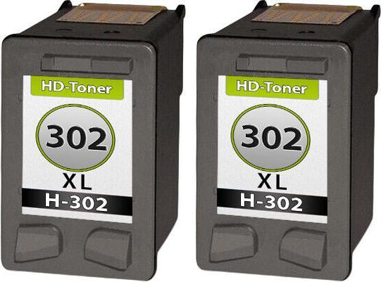 Produktbild Druckfuxx 2x TINTE PATRONEN für HP 302 XL DeskJet 1110 2130 3630 3631 3632 3633