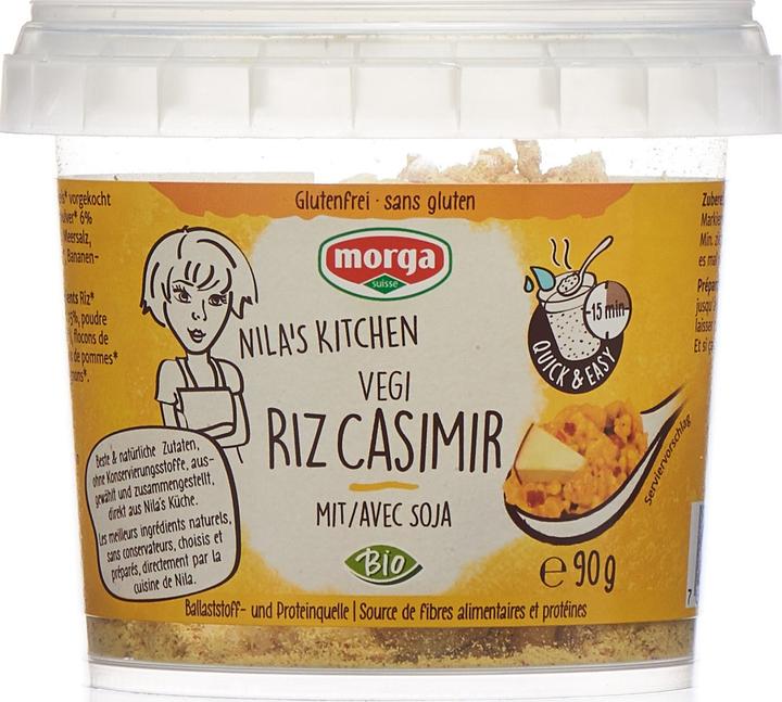 Actual product image Morga Riz Casimir with Soy Vegi gluten-free organic (90 g)