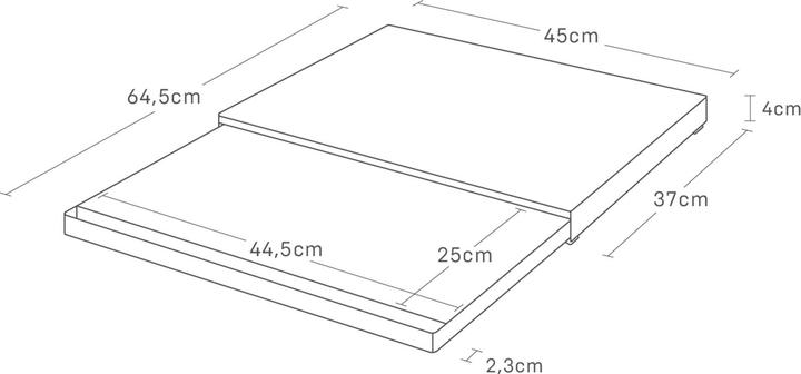 Produktbild Yamazaki Auszieh-Ablage für die Küchenzeile TOWER