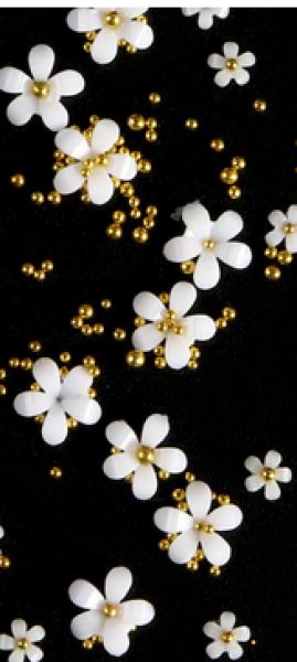 Nagellack24 Strasssteine Blume