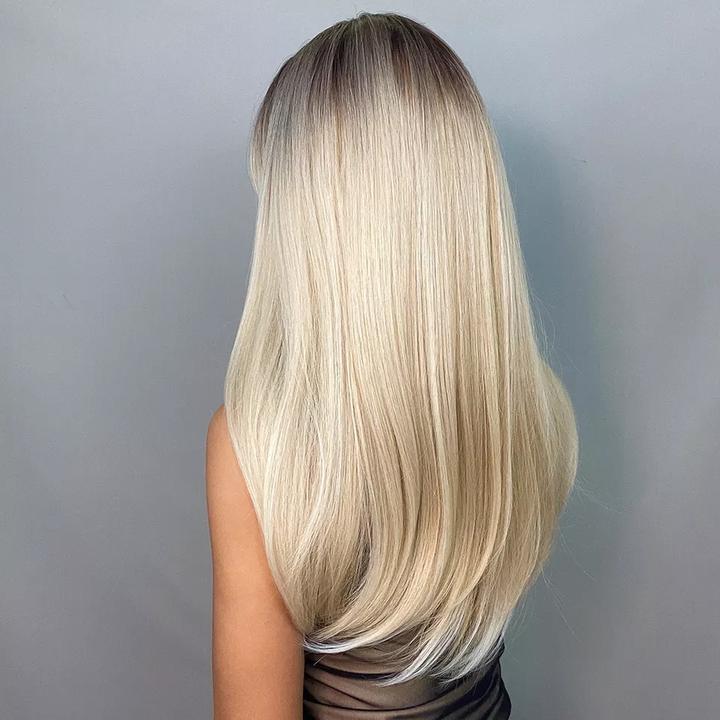 Immagine prodotto Noya Kunsthaar Perücke Synthetic Wig - Blond / Braun 60cm (Marrone, Biondismo, 22 cm)