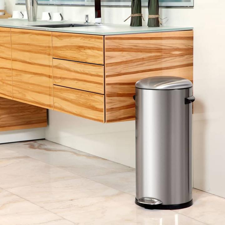 Image du produit EKO Poubelle à pédale Belle Deluxe 30 litres inox (30 l)
