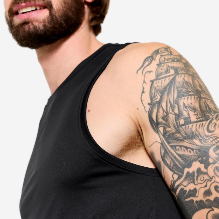 Produktbild Domyos Tank Top Herren atmungsaktiv - schwarz (L)