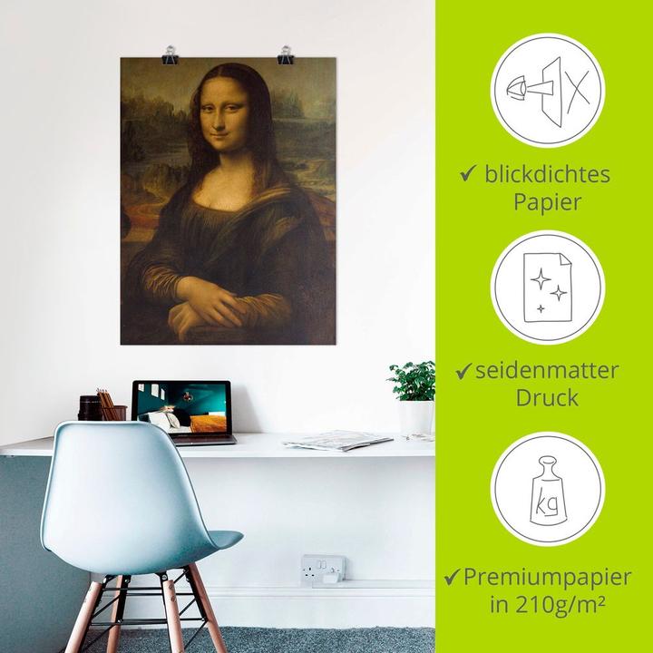 Produktbild Artland Mona Lisa. Um 1503 T7ZJ (45 x 60 cm)