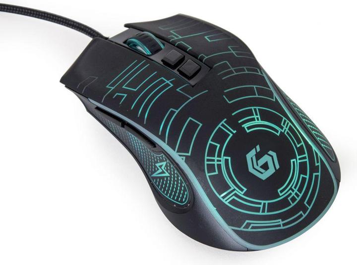 Actual product image Gembird USB LED gaming mouse 7 buttons 3600 DPI (Cable)