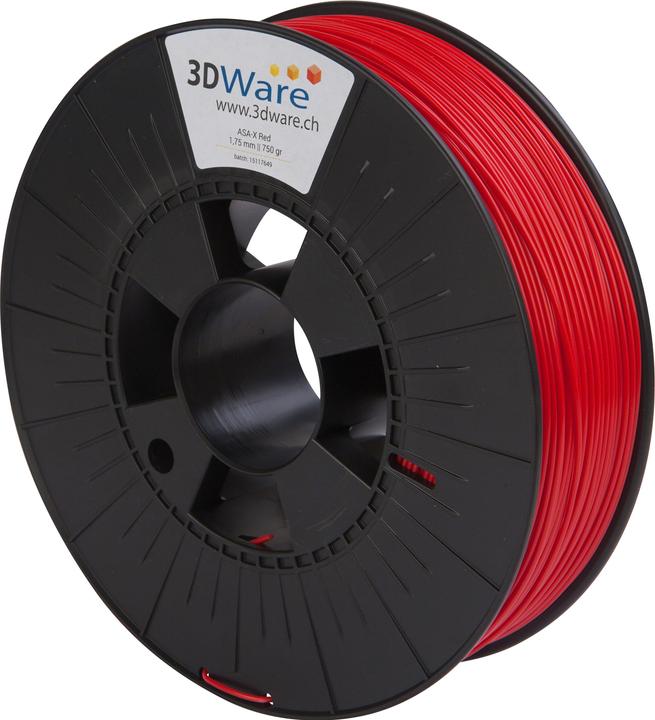 Dutch Filaments Filamento (ASA-X, 1.75 mm, 750 g, Rosso)