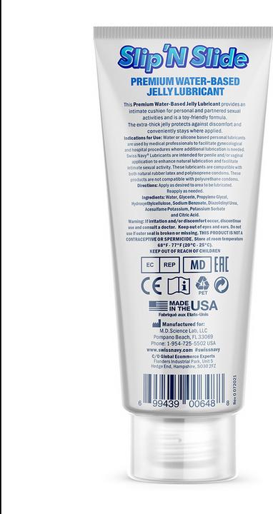 Actual product image Swiss Navy Slip'N Slide Premium Jelly Lubricant - 59ml/2oz (59 ml)