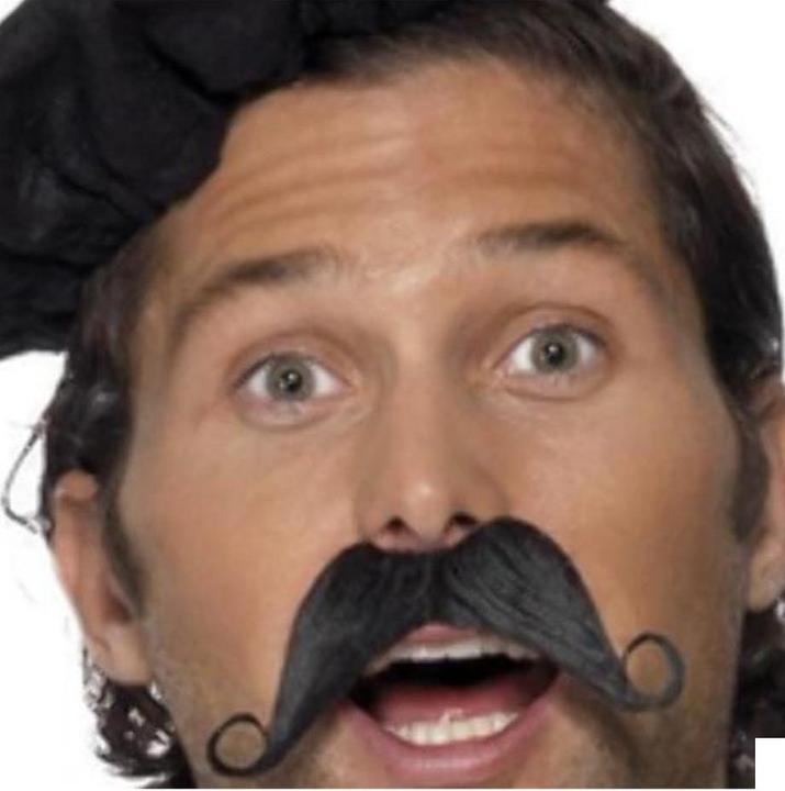 Actual product image Smiffys Bart Moustache, Frenchman
