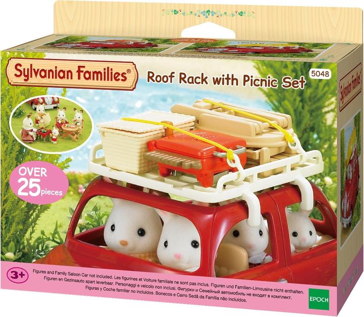 Actual product image Sylvanian Families Roof Rack with Picnic Set