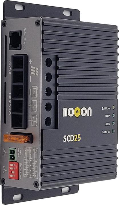 Image du produit Noqon SCD25 MPPT Solar-Laderegler Dual 12V 350Wp 50V 25A
