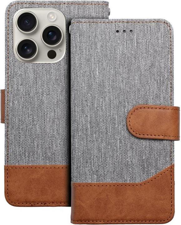 Image du produit OEM Book case JEANS Book for IPHONE 11 gray (Apple iPhone 11)
