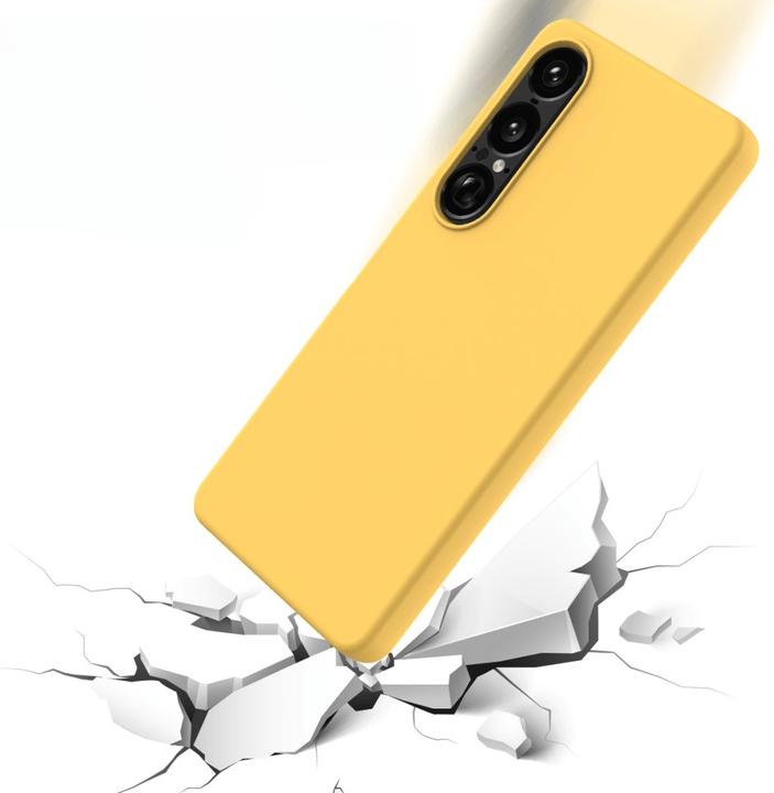 Produktbild Cover-Discount Sony Xperia 1 VII - Silikon Gummi Hülle mit Riemen (Sony Xperia 1 VI)