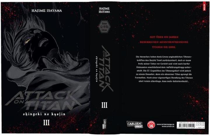Produktbild Attack on Titan Deluxe 3 (Deutsch, Hajime Isayama, 2019)