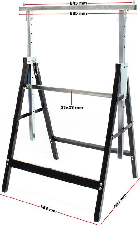 Produktbild Wiltec Gerüstbock (58 cm, 68 cm)