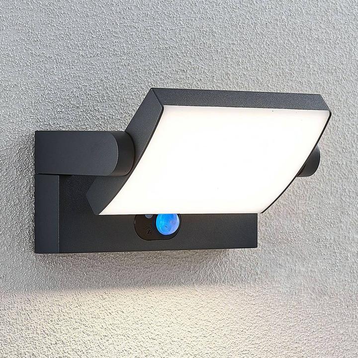 Produktbild Lindby Sherin Solcelle Lamp w/Sensor (300 lm, IP54)