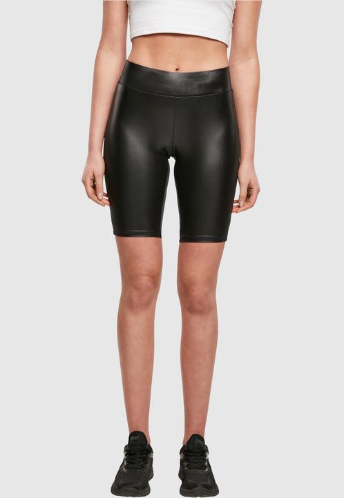 Immagine prodotto Urban Classics Pantaloncini da ciclista in similpelle da donna (XS)