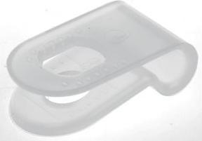 Actual product image Rs Pro Cable holder for screwing, cable Ø 5mm nylon 9.6 mm x 1.2mm x 18.6mm