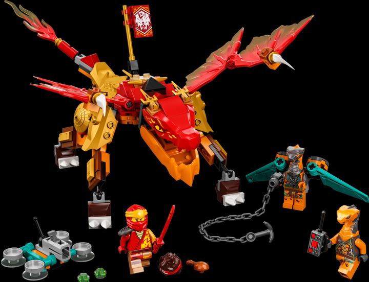 Actual product image LEGO Kai's Fire Dragon EVO (71762, LEGO Ninjago)