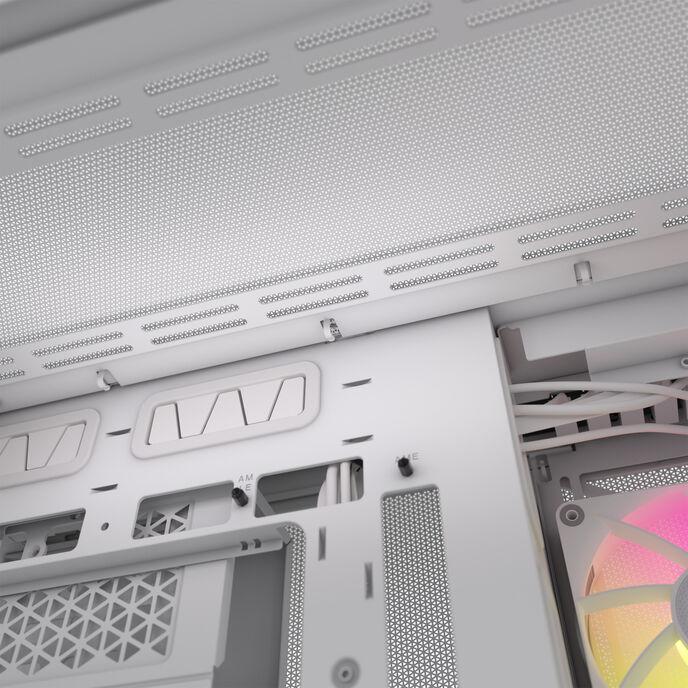 Actual product image Corsair Case iCUE 6500X RGB Midi TG white (mATX, Mini-ITX, ATX)