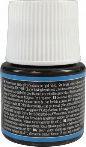 Actual product image Pebeo Setacolor Light Fabrics (Onyx, 45 ml)