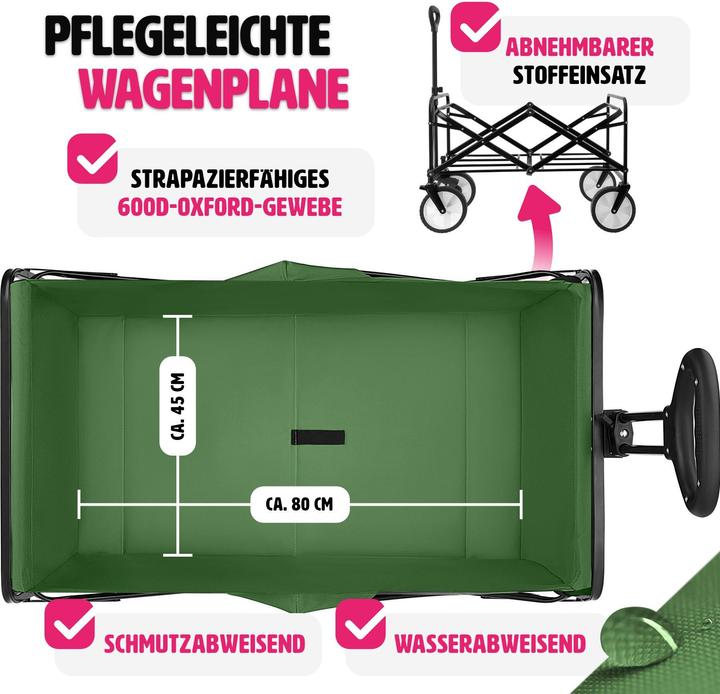 Image du produit tectake Chariot à main pliable | capacité de 80 kg