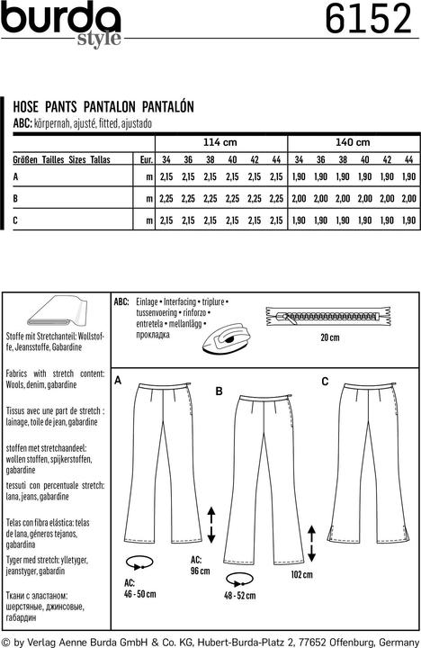 Image du produit Patrons pantalon cloche