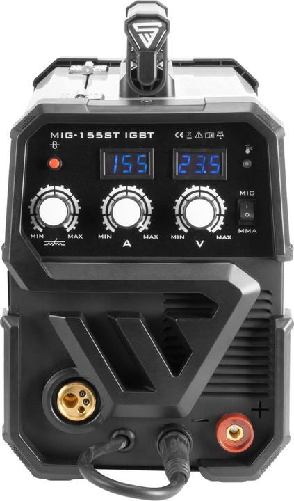 Actual product image Stahlwerk MIG 155 ST IGBT shielded arc welder with 155 amps with MMA electric hand