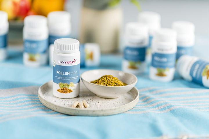 Actual product image Kingnature Pollen Vida capsule (90 Piece, Capsules, 500 g)