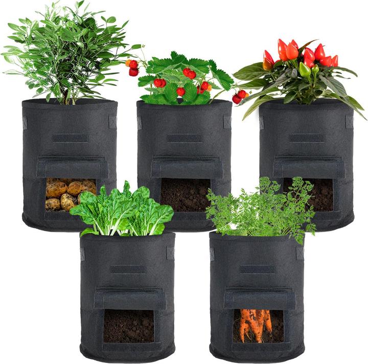 Image du produit Casativo Sacs de croissance pour plantes, lot de 10 (20 cm)