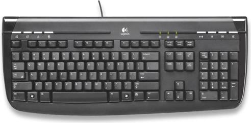 Produktbild Logitech OEM Internet 350 USB Keyboard, schwarz, CH-Layout (CH, Kabelgebunden)