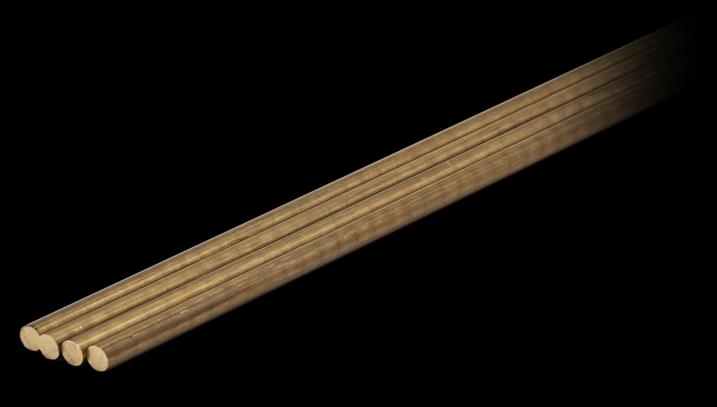 Produktbild Brütsch-Rüegger Metals Rundprofil Messing, 8.00 mm (4 x 1.5 m)