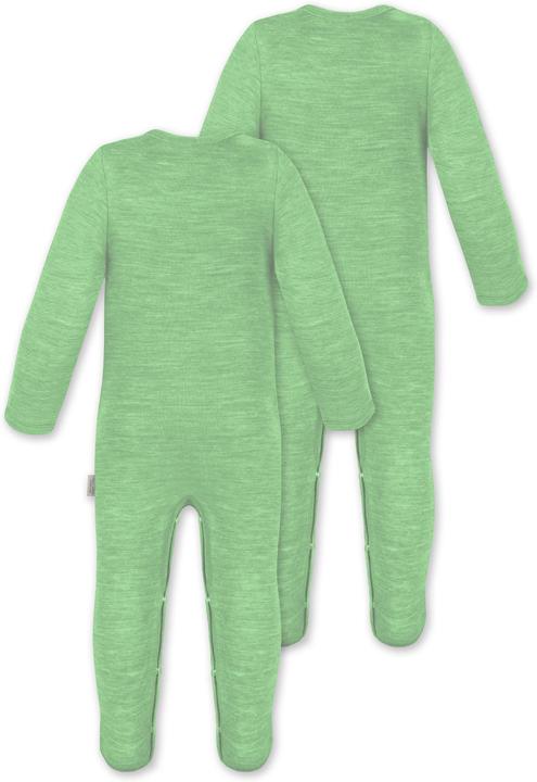 Produktbild Normani 2er Pack Baby Merino Strampler „Levin" - 9411 (74)