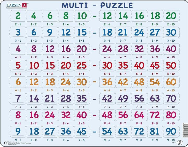 Immagine prodotto Larsen Puzzle multiplo (80 pezzi)