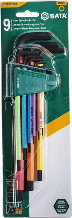 MGA SATA 9-piece hex key set - ST09107CHBSJ