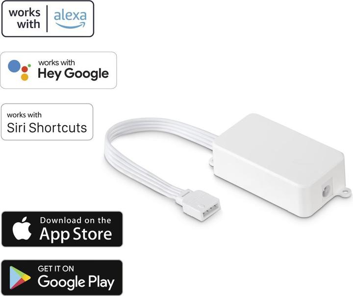 Produktbild Hama WLAN-Controller für LED-Strip, ohne Hub, für App- und Sprachsteuerung