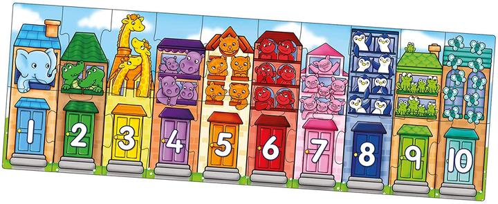 Actual product image Orchard Toys Puzzle 20 pcs. Number Street